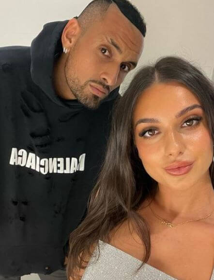 Chiara Passari ex-boyfriend Nick Kyrgios with his current girlfriend.